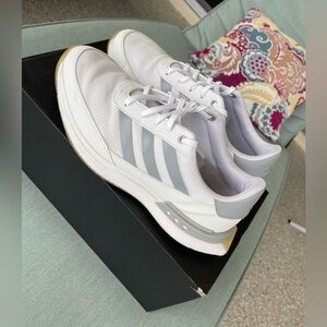 Adidas Men’s S2G SL 24 Spikeless Golf Shoes US Sz. 9 White/Silver